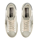 Golden goose white grey glitter