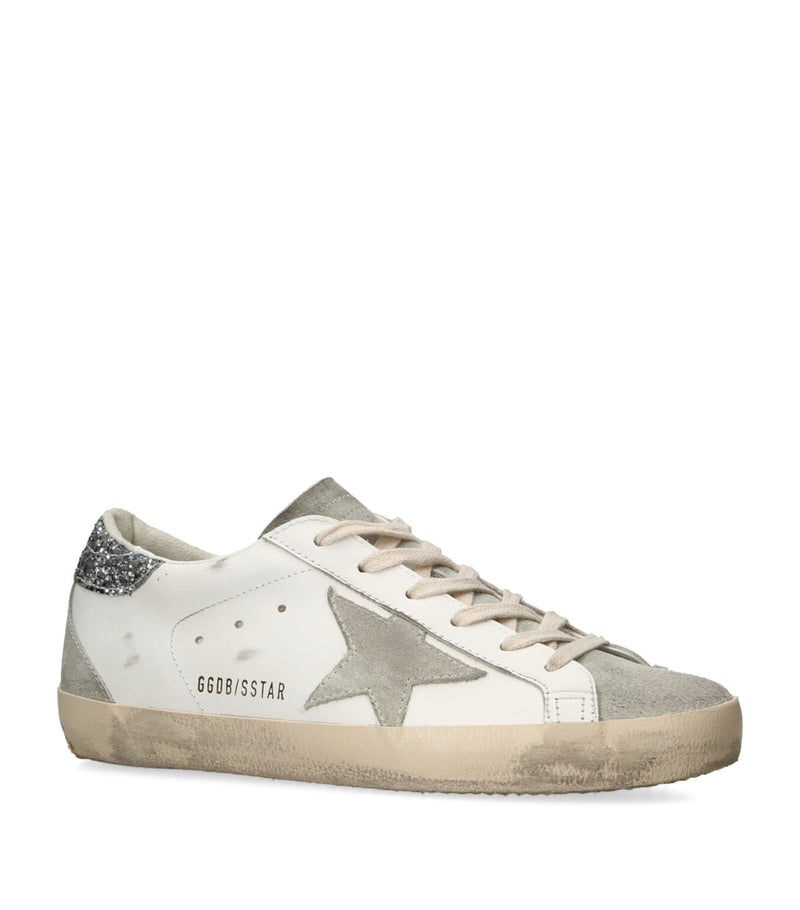 Golden goose white grey glitter