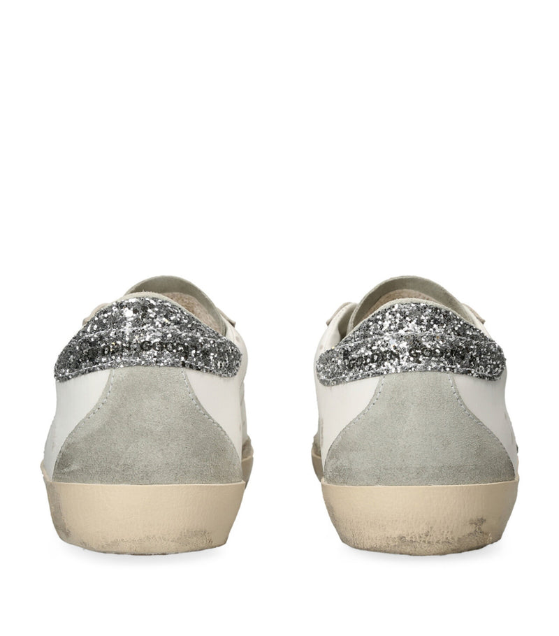 Golden goose white grey glitter