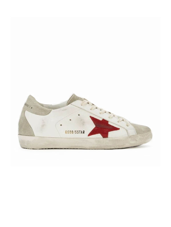 Golden goose white grey red