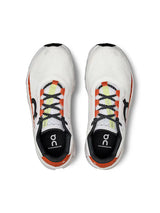 On Cloudmonster White/Orange