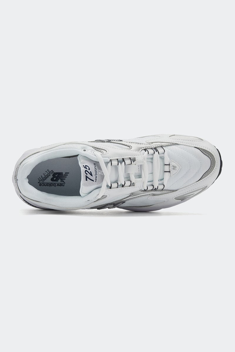 Authentic New balance 725 metalic silver white