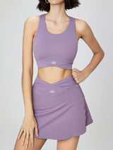 ALO SET SKIRT AND SPORTS BRA