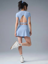 ALO SET TOP AND SKIRT